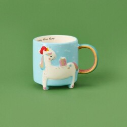 Tohana 3D Animal Figurine Mug - Assorted - 420 ml - 4