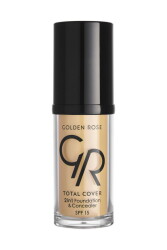 Total Cover 2in1 Foundation & Concealer - 03 Almond - 2-in-1 Foundation and Concealer 30 ml - Vip Beauty