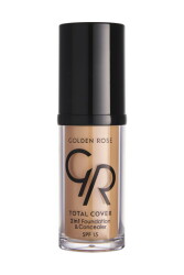 Total Cover 2in1 Foundation & Concealer - 12 Light Beige - 2-in-1 Foundation and Concealer 30 ml - Vip Beauty