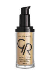 Total Cover 2in1 Foundation & Concealer - 15 Warm Sand - 2-in-1 Foundation and Concealer 30 ml - 2