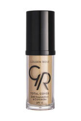Total Cover 2in1 Foundation & Concealer - 21 Light Yellow Beige - 2-in-1 Foundation and Concealer 30 ml - Vip Beauty