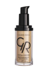 Total Cover 2in1 Foundation & Concealer - 21 Light Yellow Beige - 2-in-1 Foundation and Concealer 30 ml - 2