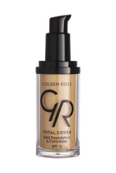 Total Cover 2in1 Foundation & Concealer - 23 Medium Yellow Beige - 2-in-1 Foundation and Concealer 30 ml - 2