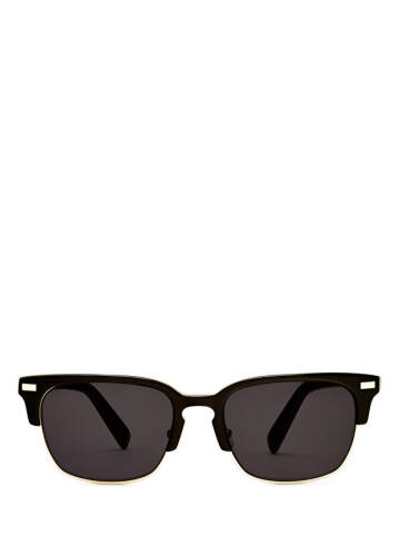 نظارات شمسية فينتج 106A سوداء من الأسيتات - 1