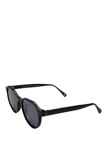 Wolf Black Acetate Unisex Sunglasses - 2