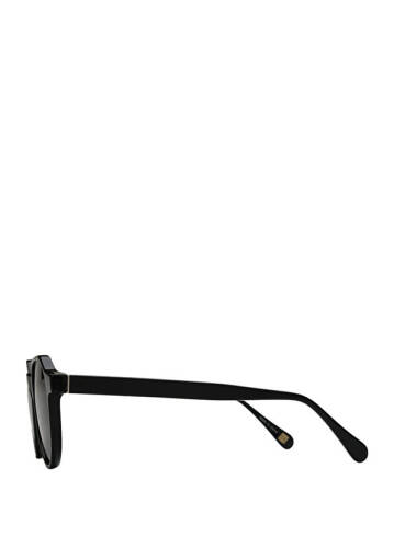 Wolf Black Acetate Unisex Sunglasses - 3