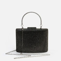 Women's Black Clutch Evening Bag - Vip Bags