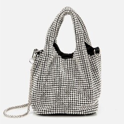 Women's Black Embellished Clutch Evening Bag - Vip Bags