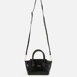 Women's Black Mini Bag - 2