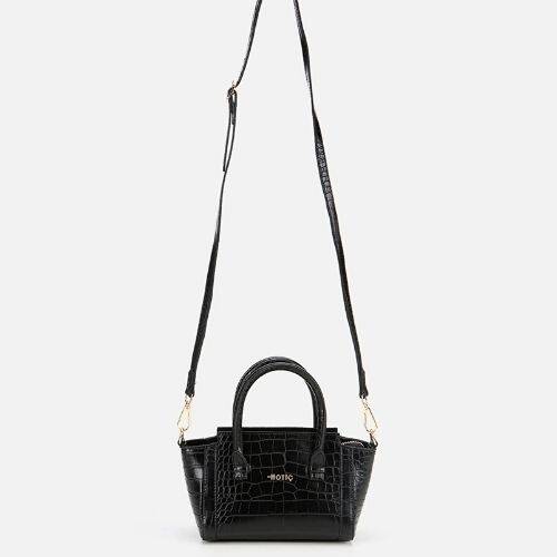 Women's Black Mini Bag - 2