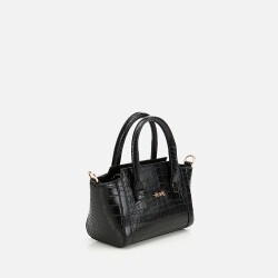 Women's Black Mini Bag - 3