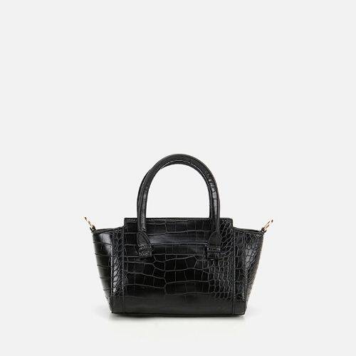 Women's Black Mini Bag - 4