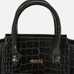 Women's Black Mini Bag - 6