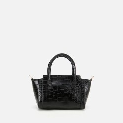 Women's Black Mini Bag - 4