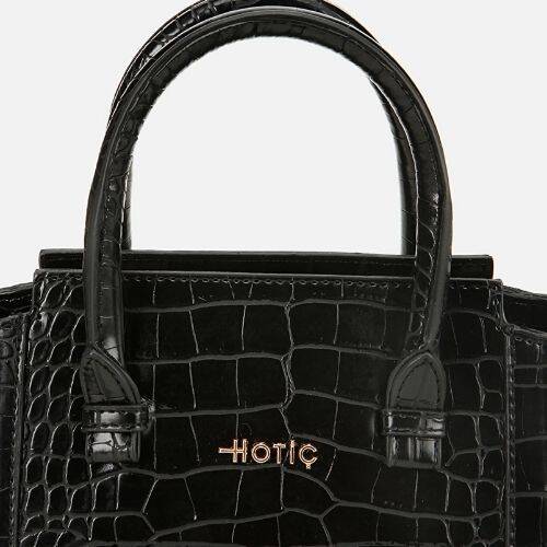 Women's Black Mini Bag - 6