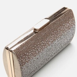 Women's Gold Clutch Evening Bag - 3