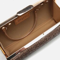 Women's Gold Clutch Evening Bag - 6