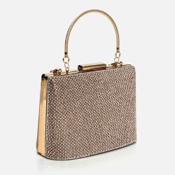 Women's Gold Clutch Evening Bag - 3