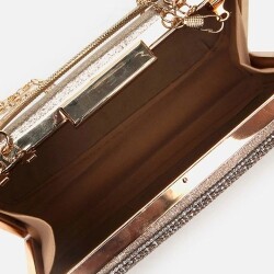 Women's Gold Clutch Evening Bag - 5