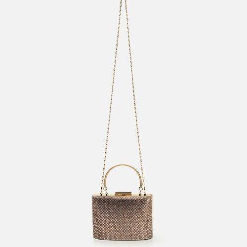 Women's Gold Clutch Evening Bag - 2