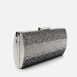 Women's Lame Clutch Evening Bag - 2