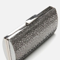 Women's Lame Clutch Evening Bag - 3