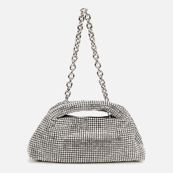 Women's Lame Embellished Clutch Evening Bag - Vip Bags