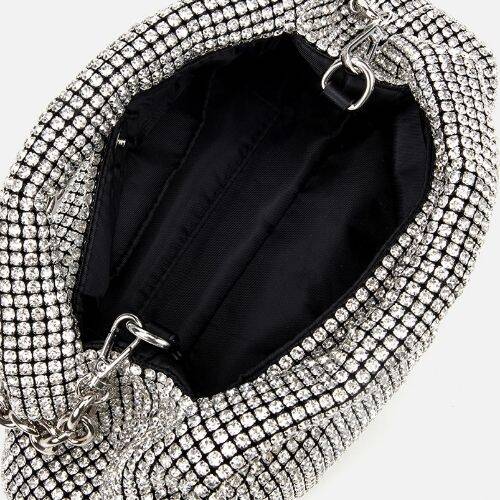 Women's Lame Embellished Clutch Evening Bag - 5