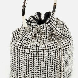 Women's Lame Embellished Clutch Evening Bag - 2