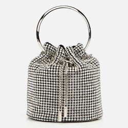 Women's Lame Embellished Clutch Evening Bag - Vip Bags