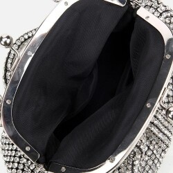 Women's Lame Embellished Clutch Evening Bag - 4