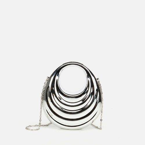 Women's Lame Metallic Clutch Evening Bag - 5