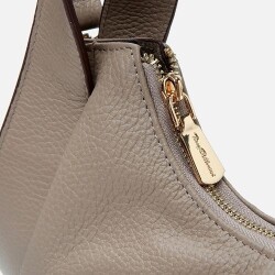 Women's Leather Mink Crossbody Bag - 5