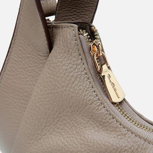 Women's Leather Mink Crossbody Bag - 5