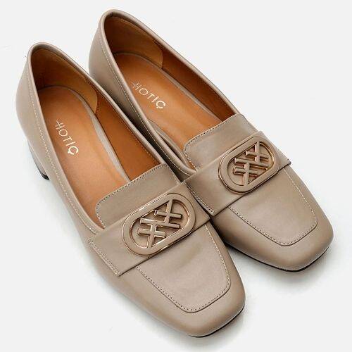 Women's Leather Mink Loafer - 2