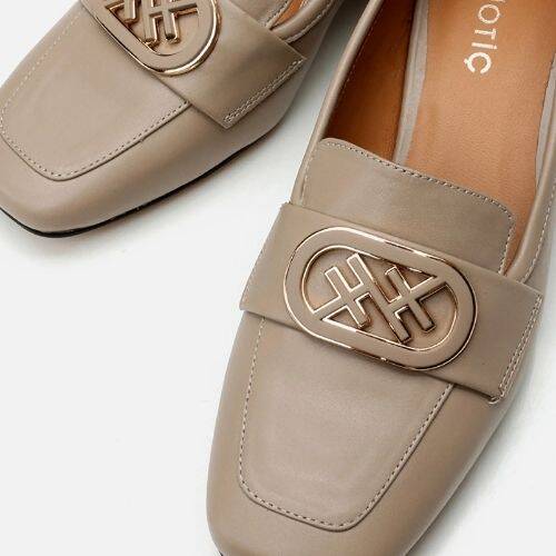 Women's Leather Mink Loafer - 3