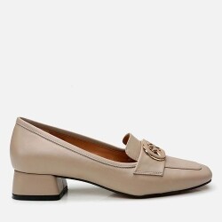 Women's Leather Mink Loafer - Vip Shoes