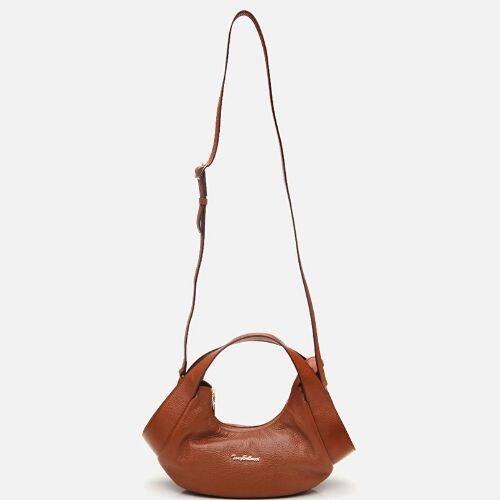 Women's Leather Tan Crossbody Bag - 2