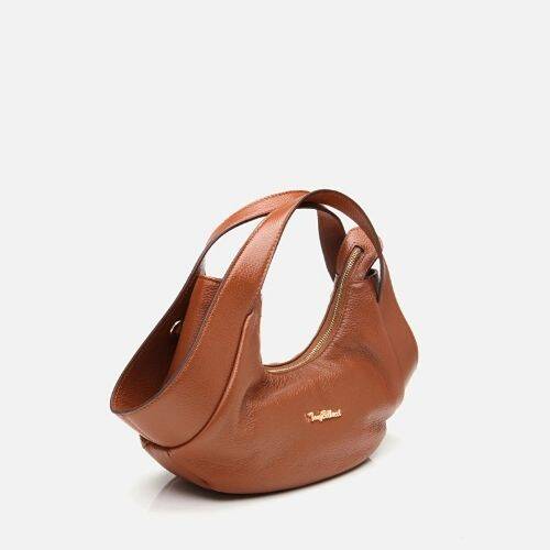 Women's Leather Tan Crossbody Bag - 3