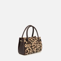 Women's Leopard Print Mini Bag - 4