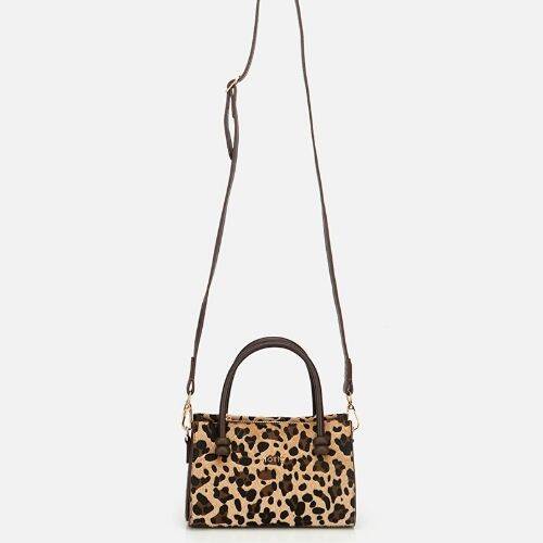 Women's Leopard Print Mini Bag - 2