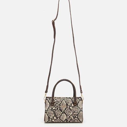 Women's Mink Snake Print Mini Bag - 2