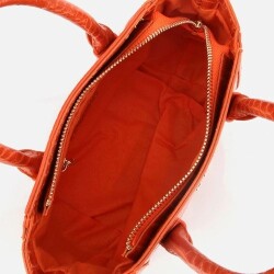 Women's Orange Mini Bag - 6