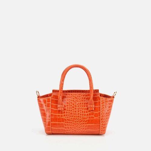 Women's Orange Mini Bag - 4