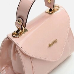 Women's Powder Pink Mini (Crossbody) Bag - 4