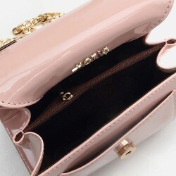 Women's Powder Pink Mini (Crossbody) Bag - 6