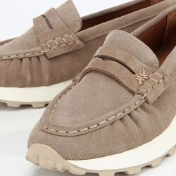 Women's Suede Leather Mink Soft Textured Casual Loafers - 3