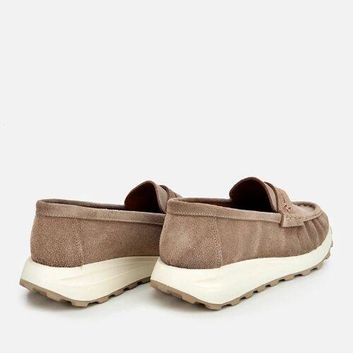 Women's Suede Leather Mink Soft Textured Casual Loafers - 4